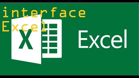 Vidéo 1 interface Excel  2013