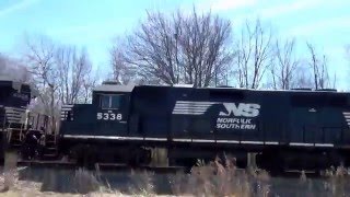 Chasing a Norfolk Southern GP38-2 Engine