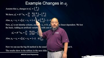 IMSE881 Lecture 7a - Sensitivity Analysis Part 2/3