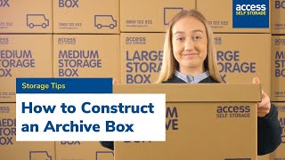 How to Construct an Archive Box | Archive Box Assembly