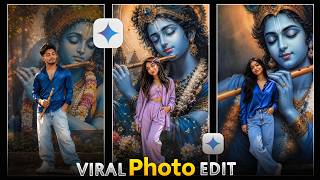 Lord Krishna Wall Ai Photo Editing | Krishna Ai Photo Edit Prompt |Krishna God Wall Ai Photo Editing screenshot 3