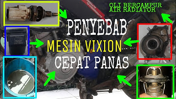 penyebab kipas radiator vixion mati