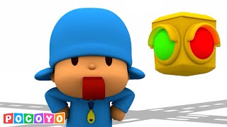 嘟嘟！🚗 波可优阻止了一场车祸！🚦安全小汽车动画！