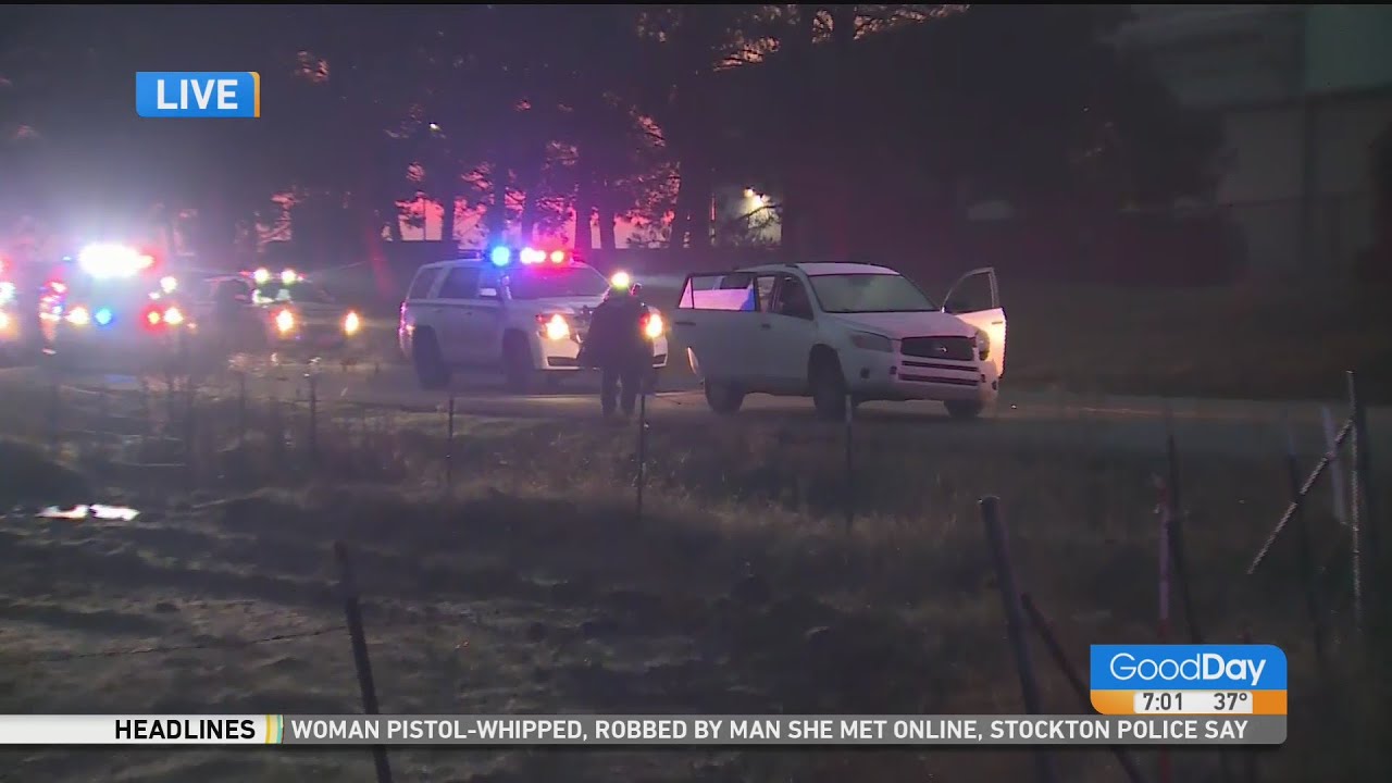 Sheriff's Deputies Close Road In Placer County