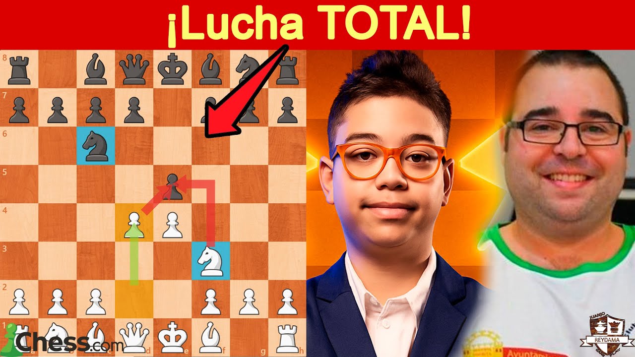 Lucha TOTAL! Manuel Perez Candelario Vs Faustino Oro en una Apertura Escocesa