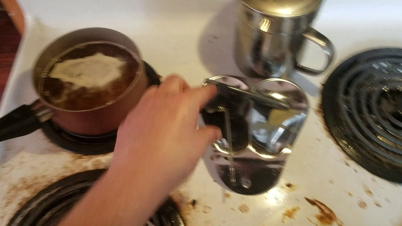 boiling down the maple sap. we have syrup !!!! YouTube