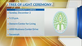 Community Corner: Hospice Savannah to host "Tree of Light" holiday ceremony