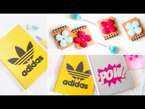 DIY MATERIAL ESCOLAR / DIY SCHOOL SUPPLIES | Nanny Ribeiro