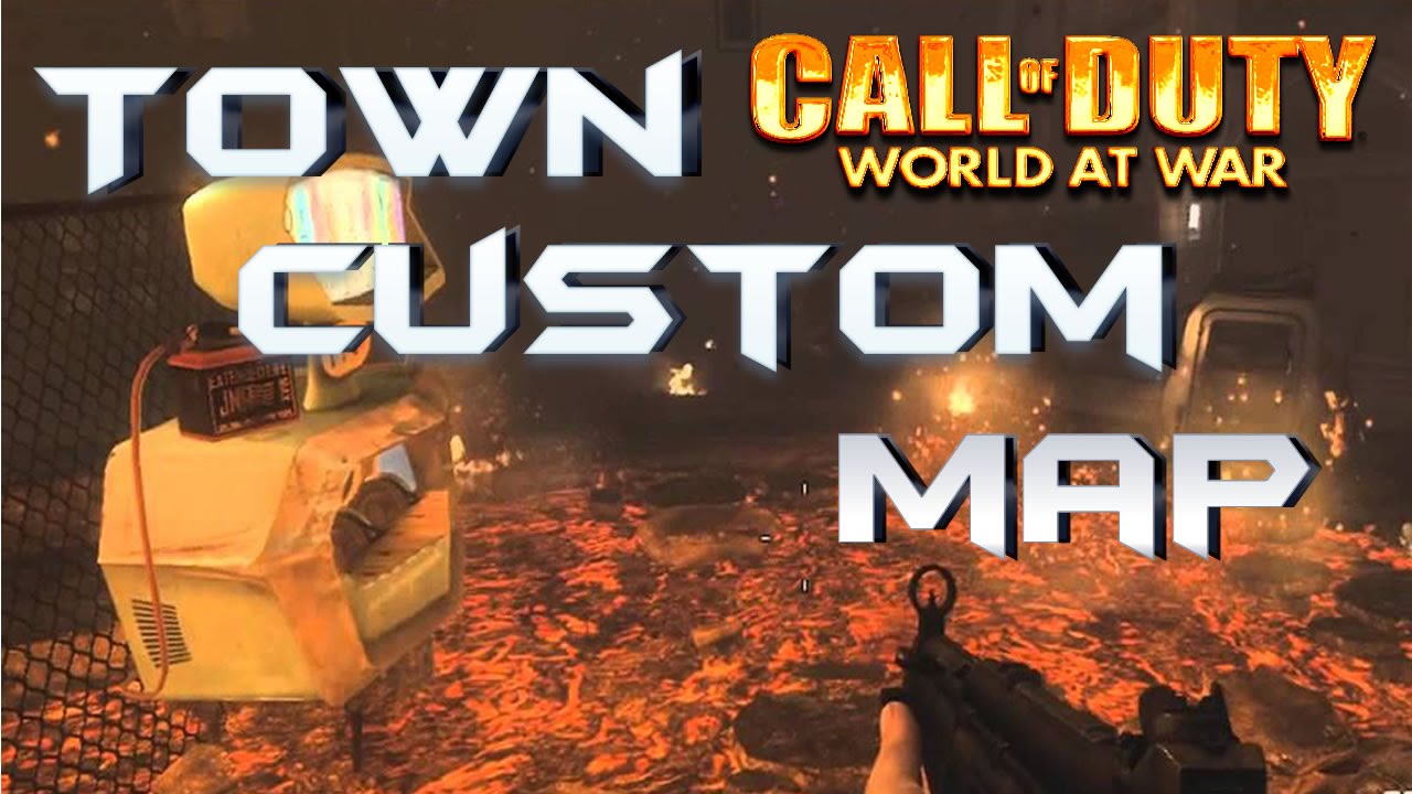 Town Custom Map Call Of duty World at War Jugando Junto a pedrico - YouTube