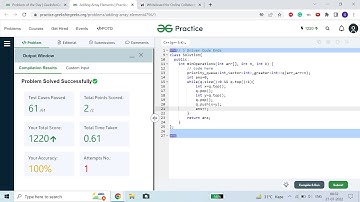Adding Array Elements | GFG | Explained with Example | C++ | PotD 27-07-22