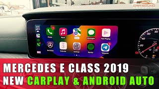 Mercedes E Class 2019 Wireless Carplay & Android Auto on Original Screen