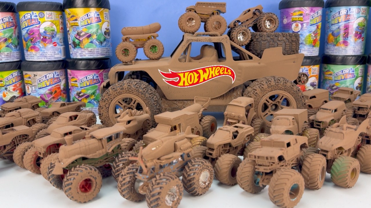 🤯 ГРЯЗИ! Hot Wheel Monster Trucks и Monster Jam Monster Trucks X25, а также гигантский радиоуправ...