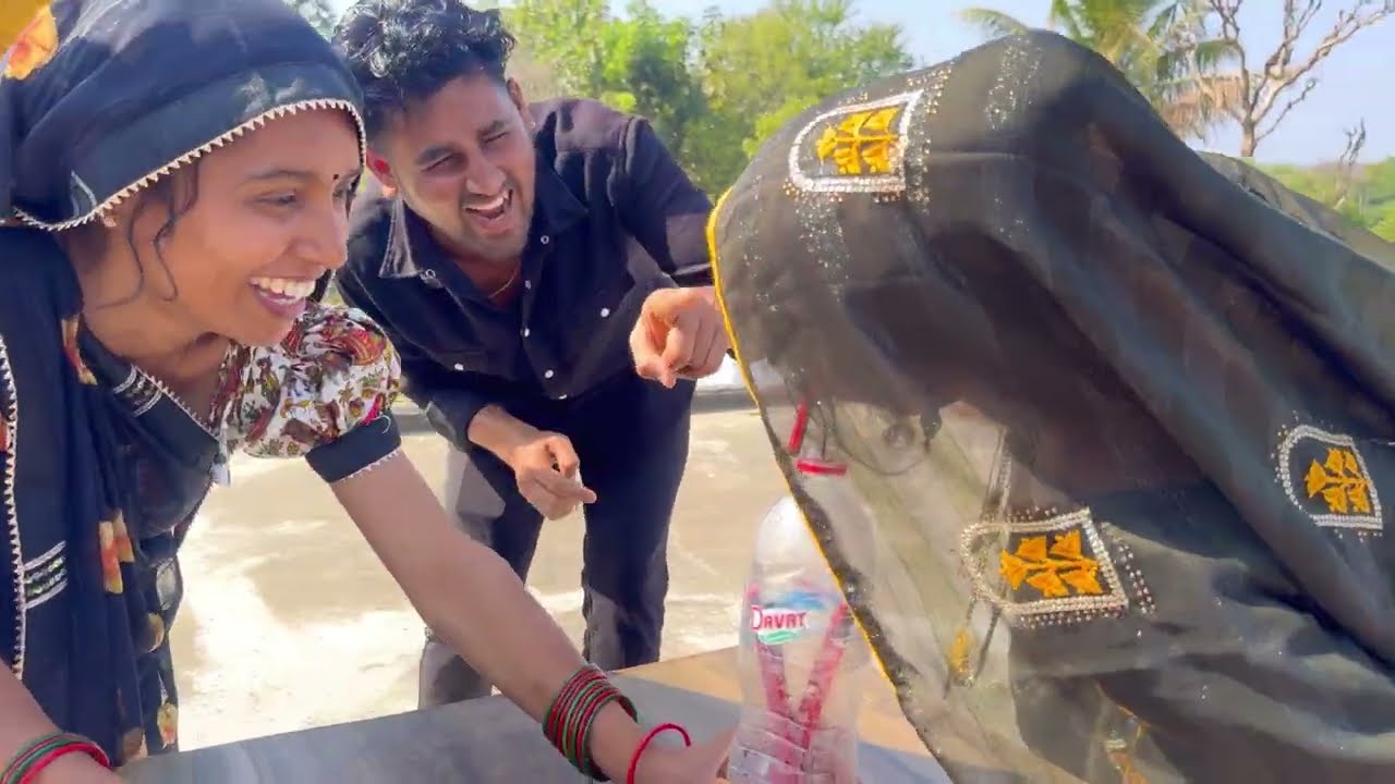 Hoth ane Nak Vachche pen Rakhi Bottle ma Nakhvani challange