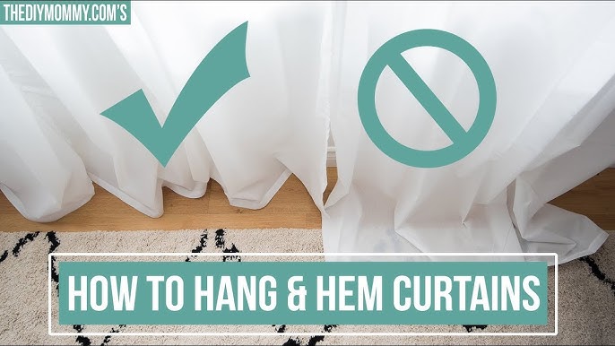 How to attach two Curtains together with no sew tape. Combine two curtains  without sewing! 