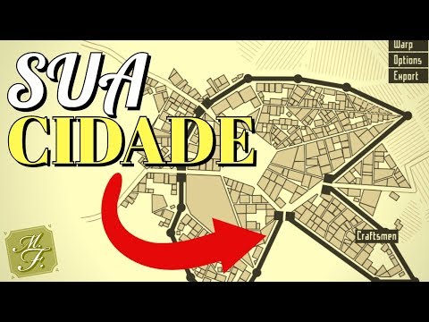 Crie sua cidade de fantasia medieval em segundos! (RPG de Mesa, Criação de Mapas)