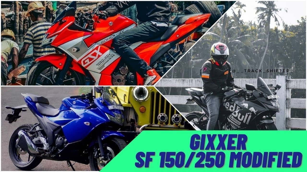 Gixxer SF - TOP 5 Amazing New Gixxer SF 250/150 Modified in INDIA | Bigmodz