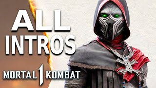 MORTAL KOMBAT 1 Ermac All Intros Dialogue Character Banter MK1