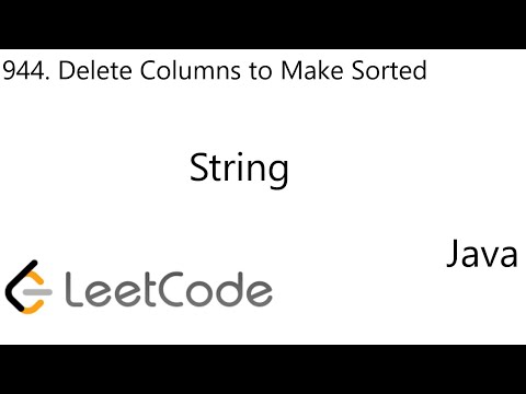 LeetCode 944 |