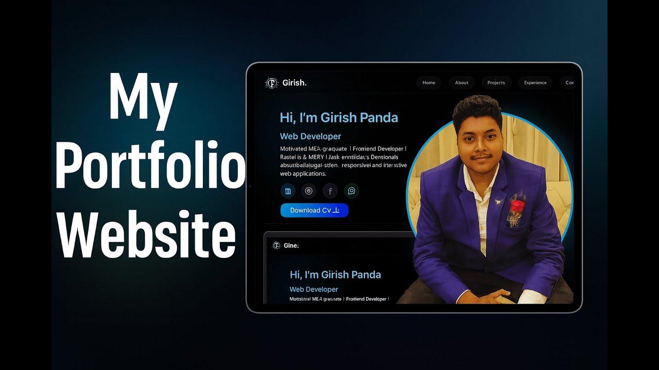 Frontend Developer Portfolio 2025 | HTML CSS JS React Portfolio - YouTube