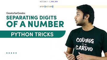 Separating Digits of a Number | Python Tricks