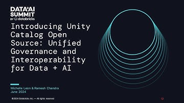 Introducing Unity Catalog Open Source: Unified Governance and Interoperability for Data + AI