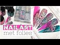 NAIL ART met folie en foliegel - Animal print ♥ Beautynailsfun.nl