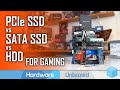 Best SSD for Gaming: PCIe 4.0 vs 3.0 vs SATA vs HDD Load Time Battle