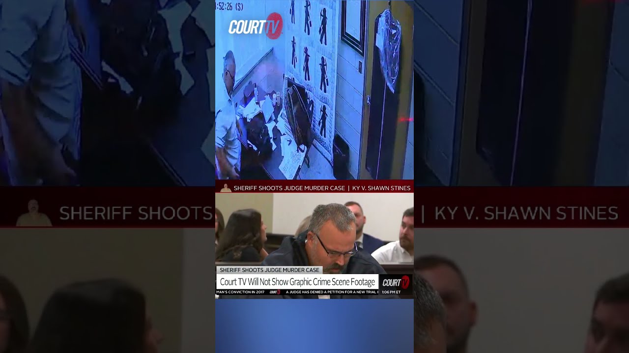  Graphic NEW Surveillance Video Shows Ex Sheriff ShawnStines Shooting Judge KevinMullins