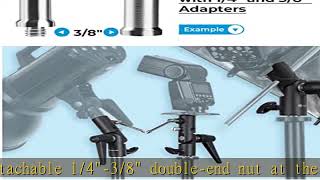 TARION Camera Flash Bracket H-Type Mount Swivel Tilt Light Stand Metal Umbrella Softbox Holder Adap