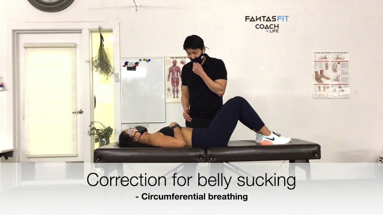 How to overcome belly-sucking and rebalance breathing mechanics