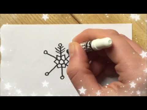Video: Come Disegnare Un Fiocco Di Neve