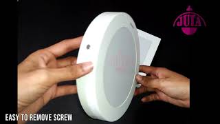 HOW TO INSTALL LED DOWNLIGHT LIGHT FITTINGS ON NO CONCRETE. 
