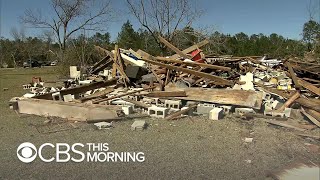 Alabama residents sift through rubble after tornado outbreak