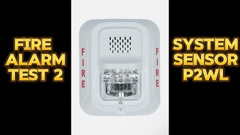 Fire Alarm Test 2: System Sensor L Series P2WL (ft. @Fansunboxingetc)