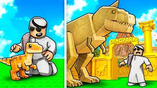 صنعت حديقة الديناصورات الخاصة فيني !! 😱🔥
