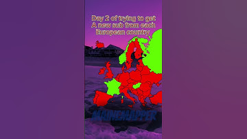 day 2 of trying to get a new sub from each European country #fyp #geography #mapping #europe #map
