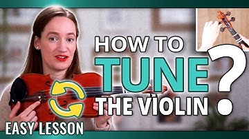 How to Tune a Violin as a Beginner | Tuning with the Fine Tuners and Pegs