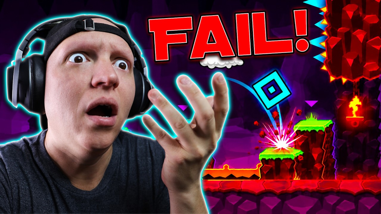 Watch Me Rage At Geometry Dash