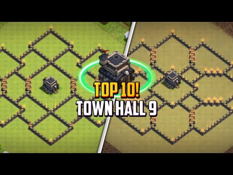 TOP 10! Best Town Hall 9 (TH9) Farming/Hybrid Base Layout + Copy Link 2024 | Clash of Clans