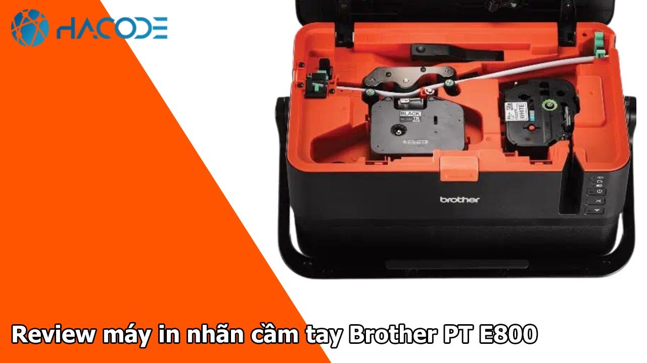 Review máy in nhãn cầm tay Brother PT E800