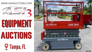 🔧 Up for Auction: SKYJACK SJIII-3219 Electric Scissor Lift