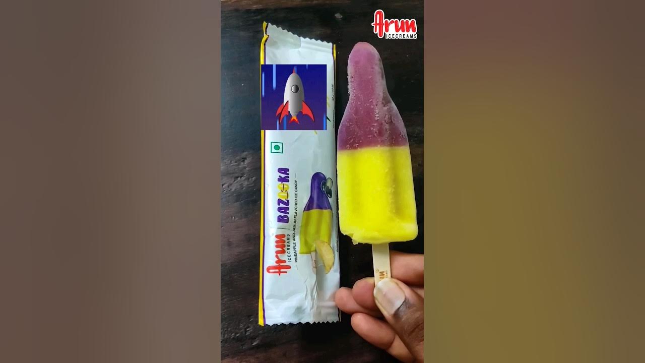 Bazooka Candy Ice Cream from Arun Ice Cream Arun Icecreams Candy