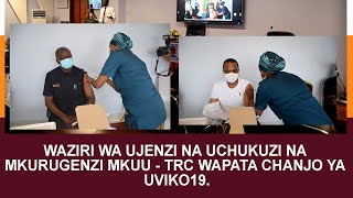 WAZIRI WA UJENZI NA UCHUKUZI NA MKURUGENZI MKUU TRC WAPATA CHANJO.