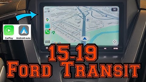 2018 Ford Transit How to remove the radio Install  Sony Apple carplay android auto Metra reverse cam