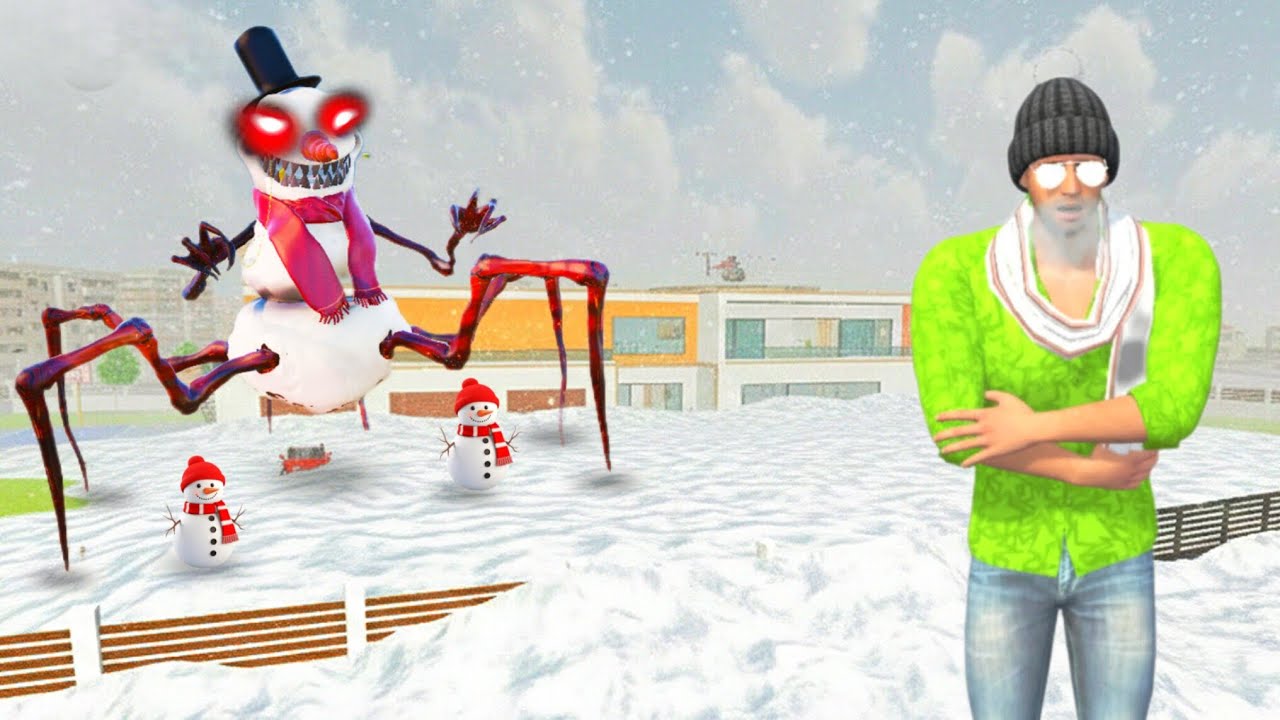 Jack Stuck In Snow Tsunami 😱🥶 Snow Monster In Indian Theft Auto Simulator 