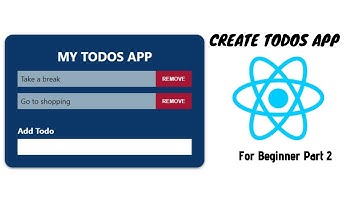 Create Todo List In Reactjs For Beginner (Part 2)
