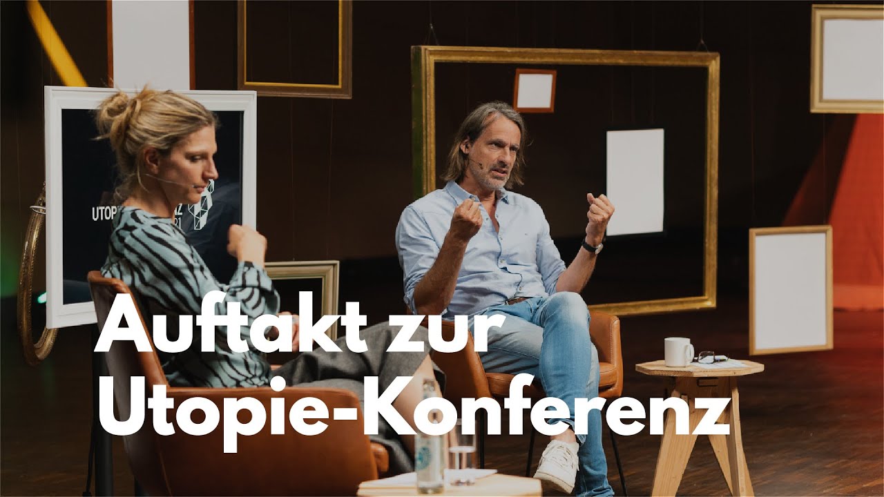  New  Eröffnung der Utopie-Konferenz 2021 - Maja Göpel, Richard David Precht, Carola Rackete, Hartmut Rosa