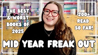 Mid Year Book Freak Out Tag | best and worst books of 2025