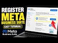 How to register with Meta Business Suite for ads that drive traffic - Easy Tutorial