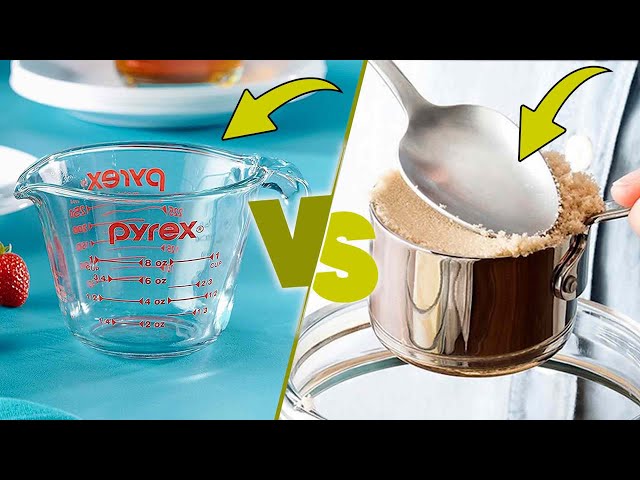 Liquid vs. Dry Measuring Cup. Is There a Difference? - Between